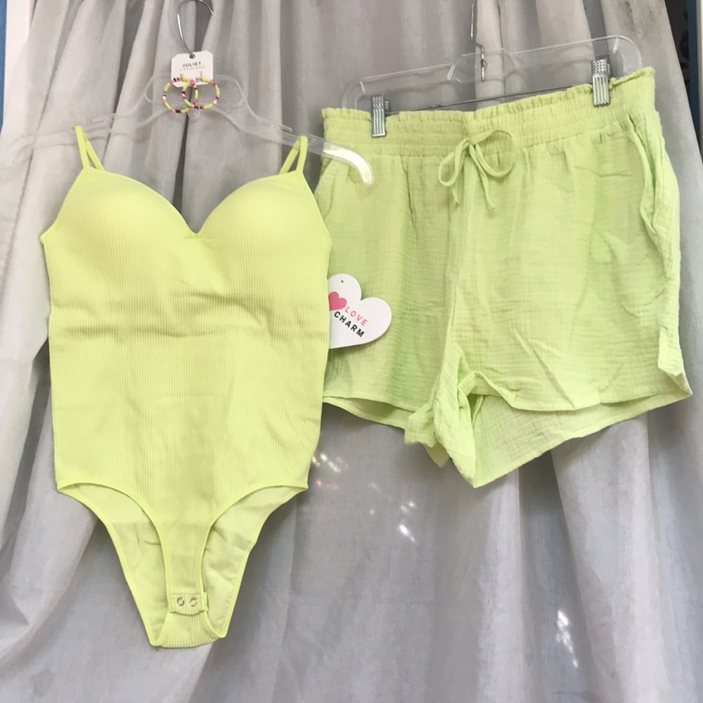 Love charm bodysuit combo